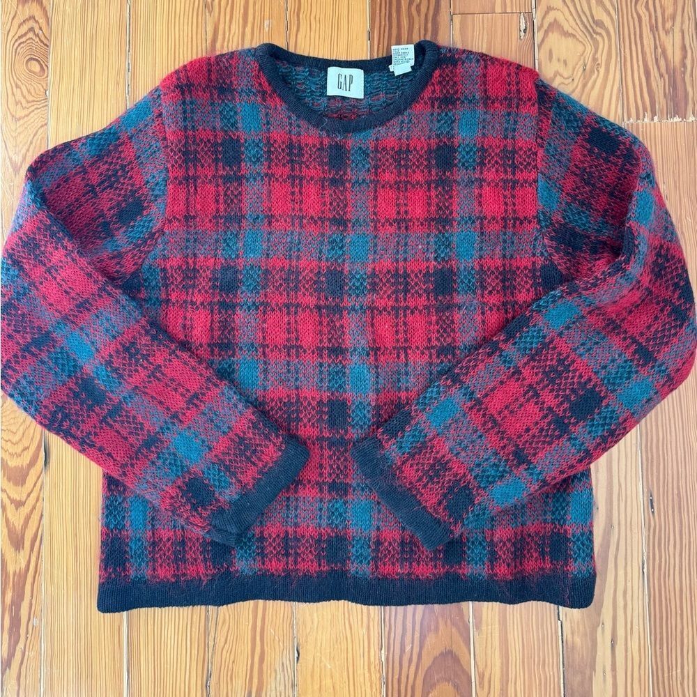 Gap Vintage Plaid Sweater